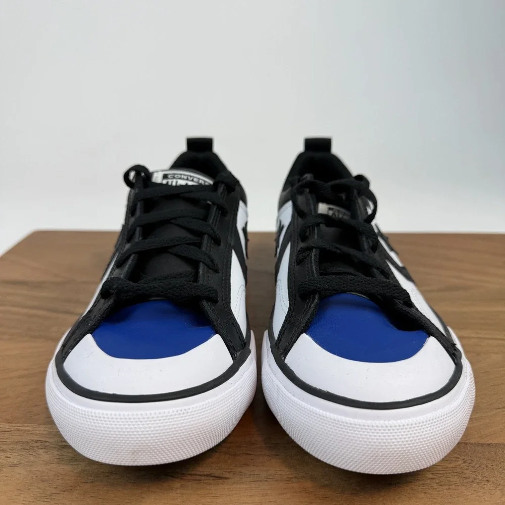New Big Kids Converse Pro Blaze Play Offs Multicolor Leather Low Sneakers Size 4